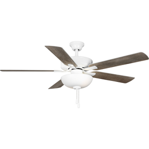 AirPro 52 in. White 5-Blade ENERGY STAR Rated AC Motor Ceiling Fan with Light