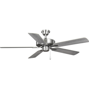 AirPro 52 in. Brushed Nickel 5-Blade AC Motor Transitional Ceiling Fan