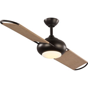 Edisto 54" Collection Indoor/Outdoor Ceiling Fan with Two Canvas Wrapped Blade