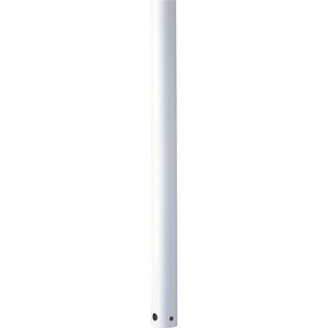AirPro Collection 12 In. Ceiling Fan Downrod in White