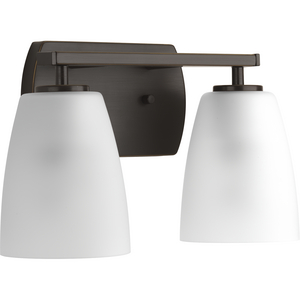Progress Lighting Leap Collection 3-Light Brushed Nickel Bath Light P300133-009