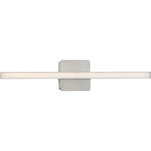 Phase 4 Collection 24 in. Brushed Nickel Medium Modern Integrated 3CCT Integrated LED Linear Vanity Light