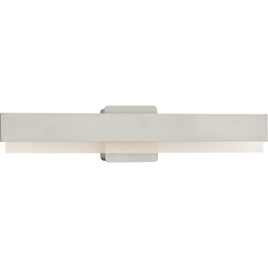 Semblance Collection 24 in. Brushed Nickel Medium Modern 3CCT Integrated LED Linear Vanity Light
