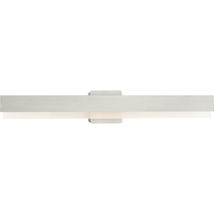 Semblance Collection 32 in. Brushed Nickel Medium Modern 3CCT Integrated LED Linear Vanity Light