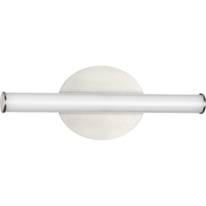 Phase 3 Collection 16 in. Brushed Nickel Small Modern 3CCT Integrated LED Linear Vanity Light