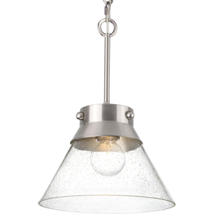 POINT DUME® byJeffrey Alan Marks for Progress Lighting Tapia Trail Collection Brushed Nickel  Semi-Flush Convertible