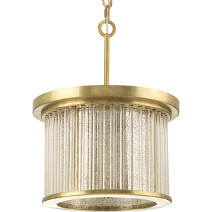 POINT DUME® byJeffrey Alan Marks for Progress Lighting Sequit Point Collection Brushed Brass Semi-Flush Convertible