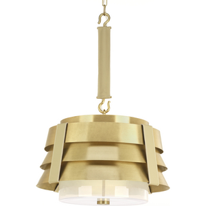POINT DUME® byJeffrey Alan Marks for Progress Lighting Sandbar Collection Brushed Brass Pendant