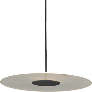 Spoke LED Collection Matte Black Modern Style Hanging Pendant Light