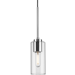 Cofield Collection One-Light Polished Chrome Transitional Pendant