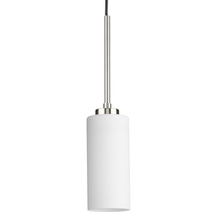 Cofield Collection One-Light Brushed Nickel Transitional Pendant