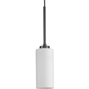 Cofield Collection One-Light Matte Black Transitional Pendant