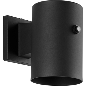 5" Black LED Outdoor Aluminum Wall Mount Cylinder with Photocell