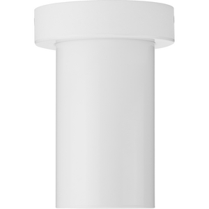 3" White Surface Mount Modern Adjustable Cylinder