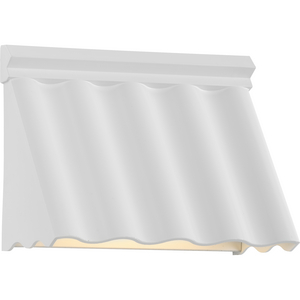 POINT DUME® by Jeffrey Alan Marks for Progress Lighting Wakecrest LED Shelter White Outdoor Wall Lantern with DURASHIELD