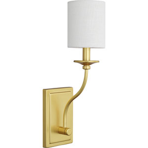 Bonita Collection Satin Brass One-Light Wall Sconce
