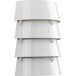 POINT DUME® by Jeffrey Alan Marks for Progress Lighting Surfrider Collection White Wall Sconce