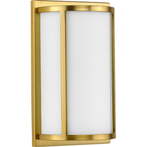 Parkhurst Collection Two-Light Brushed Bronze Etched Glass New Traditional Wall Sconce