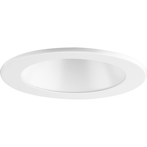 4" Satin White LED Recessed Open Shower Trim for 4" Housing (P804N series)