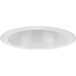 6" Satin White Recessed Open Shower Trim for 6" Housing (P806N series)