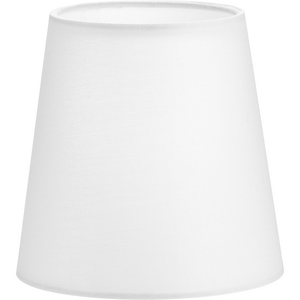 Elara Collection White Linen Accessory Tapered Shade