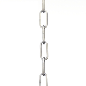 48-inch 9-gauge Galvanized Finish Square Profile Accessory Chain