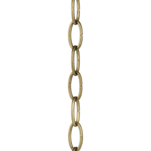 48-Inch 9-gauge Distressed Brass Accessory Chain