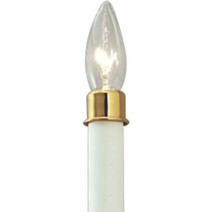 Polished Solid Brass Candle-Cap Accessory for Chandeliers