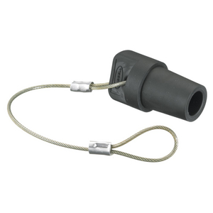 RMPIII Series, Single Pole Devices, Industrial Grade, Male Plug Cap, Black