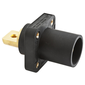 RMPIII Series, Single Pole Devices, Industrial Grade, Female, Receptacle, 400A 600V AC/DC, Single Conductor, Single Buss Bar Type, Black