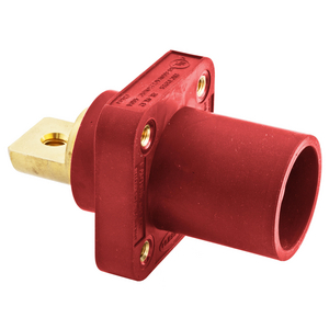 RMPIII Series, Single Pole Devices, Industrial Grade, Female, Receptacle, 400A 600V AC/DC, Single Conductor, Single Buss Bar Type, Red
