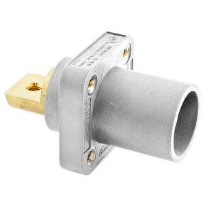 RMPIII Series, Single Pole Devices, Industrial Grade, Female, Receptacle, 400A 600V AC/DC, Single Conductor, Single Buss Bar Type, White