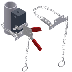 Vertical Chain Clamp for Mini Handle Clamp