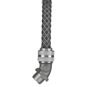 Kellems Wire Management, Deluxe Cord Grips, 45 Degree Male, .625-.750", 3/4" with Mesh
