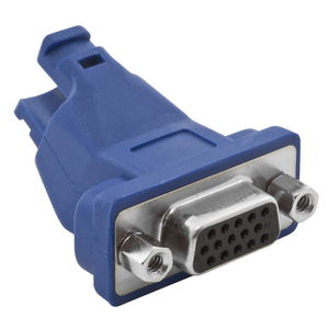 Audio/Video Connector, D-Sub, 15-Pin, Female 8-Pin, 90 Degree, Single Pack