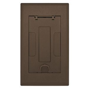 2-Gang AFB Series, Cover Assembly, Bronze Powder Paint Finish with Floor Insert