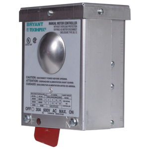 Industrial Grade, Toggle Switches, Motor Disconnects, Double Pole, 30A 600V AC, Side Wired Only, With NEMA 3R Enclosure