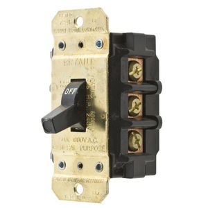 Disconnect Switches, Three Pole, 40A 600V AC, Black
