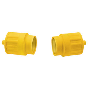 Straight Blade Devices, Locking Devices, Accessories, Weatherproof Boot for Midget Devices, For 15A, 2-Pole 2-Wire, Yellow