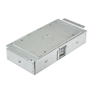 2-Gang AFB Series, 2.50" Deep Rectangular Box with Installation Cover, No Knockouts, Chicago Approved