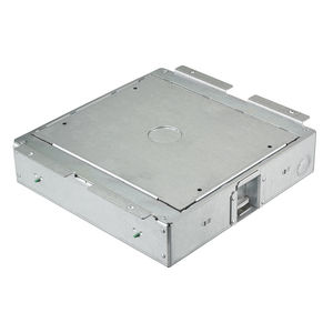 4-Gang AFB Series, 2.50" Deep Rectangular Box with Installation Cover, No Knockouts, Chicago Approved