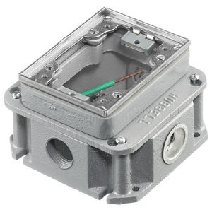 NEW Floor Box,Steel and Aluminum,1-Gang HUBBELL WIRING DEVICE-KELLEMS BA2421
