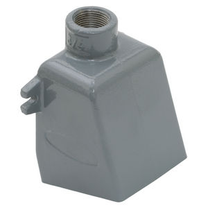 Heavy Duty Products, IEC Pin and Sleeve Devices, Industrial Grade, Back Box, For 20A and 30A 1" NPT Hub, Angled, Mounting Screws Included