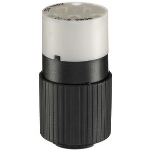 Straight Blade Devices, Female Connector Body, Heavy Duty, Industrial/Commercial Grade, Straight, 20A 125V, 2-Pole 3- Wire Grounding, 5-20R