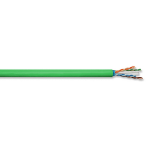 Cable, NEXTSPEED, Category 6A, Discontinuous Shield, 23 AWG, Reel in Box, UTP, Plenum, Green