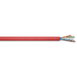 Cable, NEXTSPEED, Category 6A, Discontinuous Shield, 23 AWG, SpoolUTP, Plenum, Red