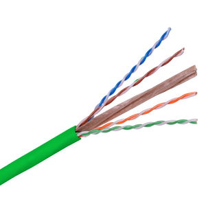 Cable, SPEEDGAIN, Cat 6, Plenum, Spool, 550Mhz, Green
