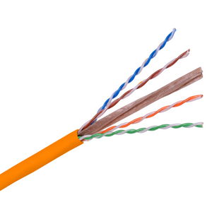 Copper Solutions, Cable, Cat6 Enhanced, Riser Rated, Spool, Orange