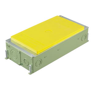 2-Gang CFB Series Box for Rectangular Covers, 3.00" Minimum Depth of Pour, Corrosion Resistant Paint