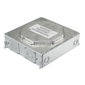 4-Gang CFB Series Box for Round Covers, 3.75" Minimum Depth of Pour, Corrosion Resistant Paint